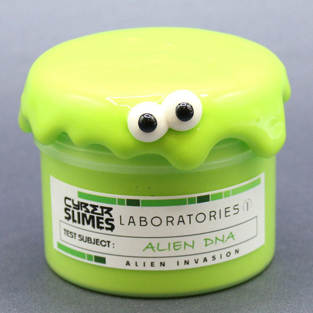 Alien DNA Slime - Green Glossy Slime | Alien Invasion | Cyber Slimes