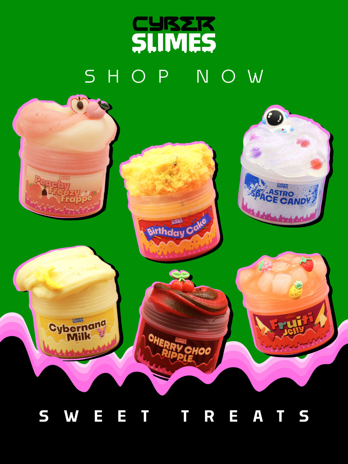 Sweet Treats Shop Now Banner Mobile Image