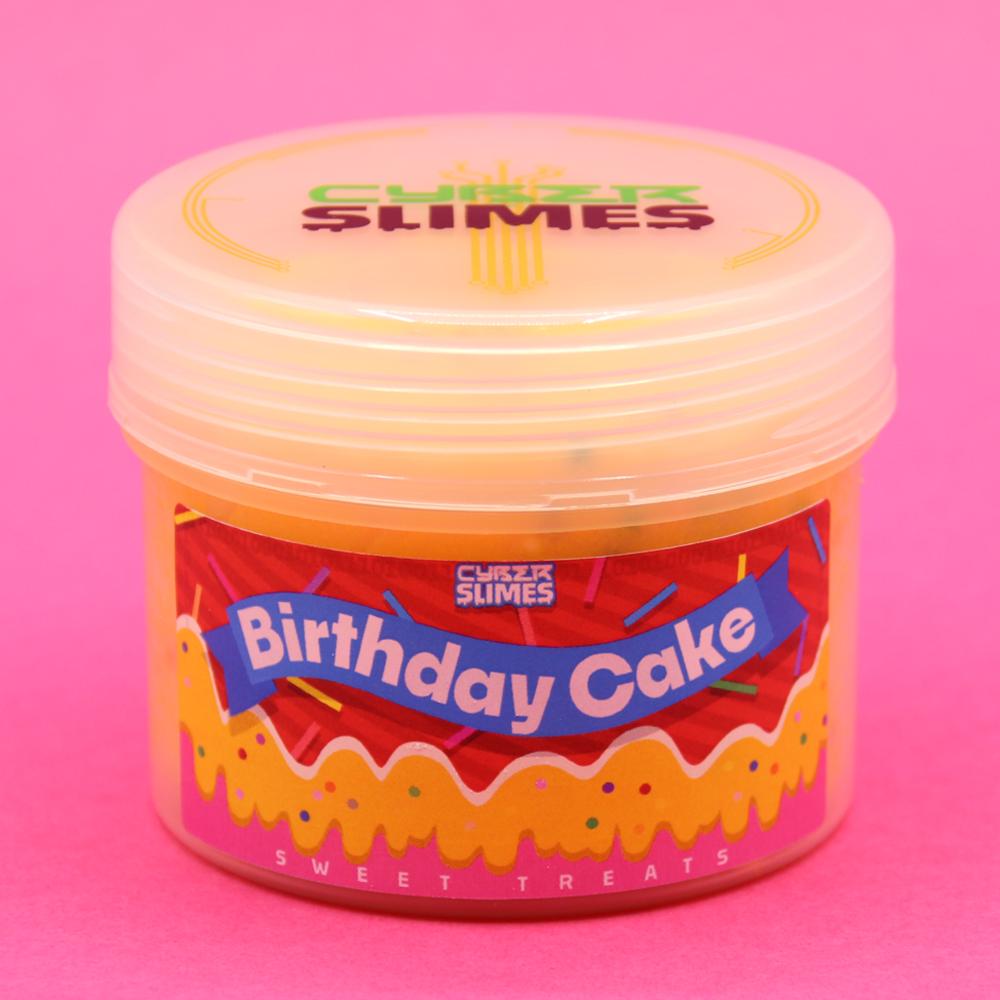 Birthday Cake Slime-Slime-Cyber Slimes-200ml Jar-Cyber Slimes