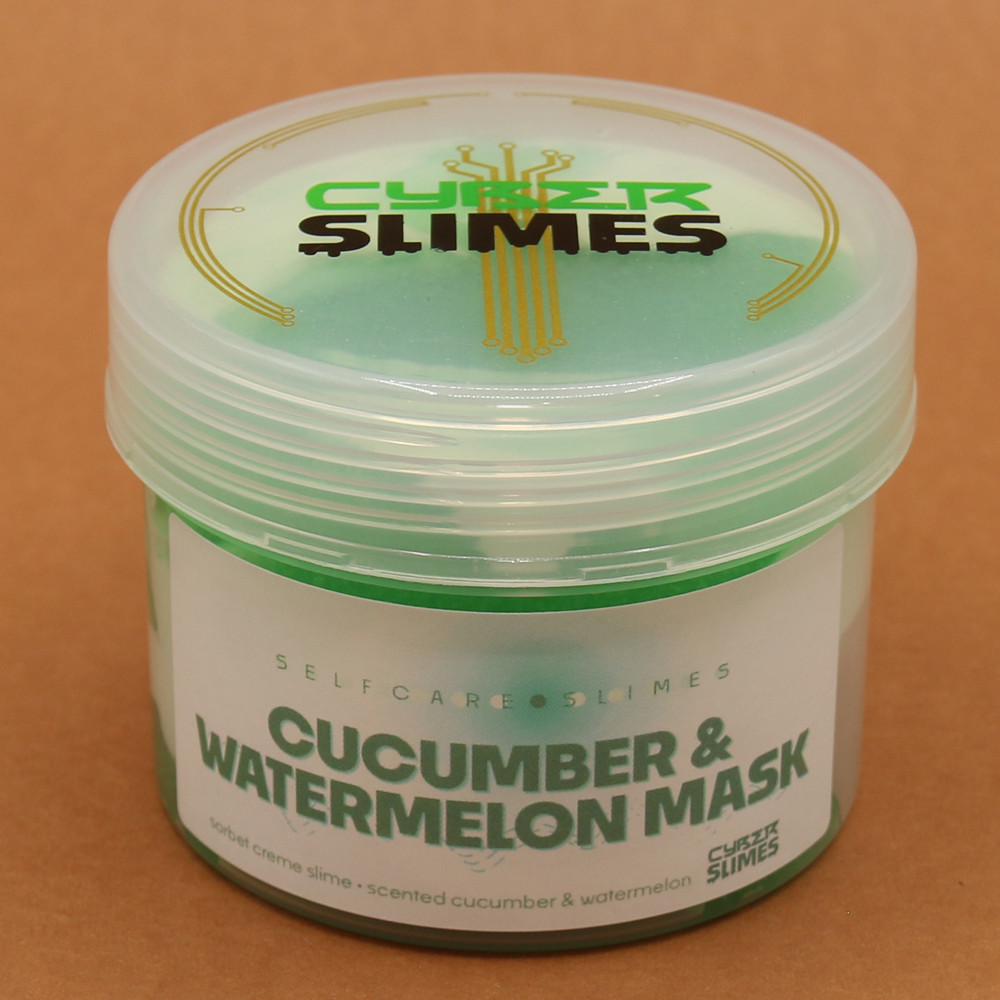 Cucumber and Watermelon Mask Slime | Cyber Slimes