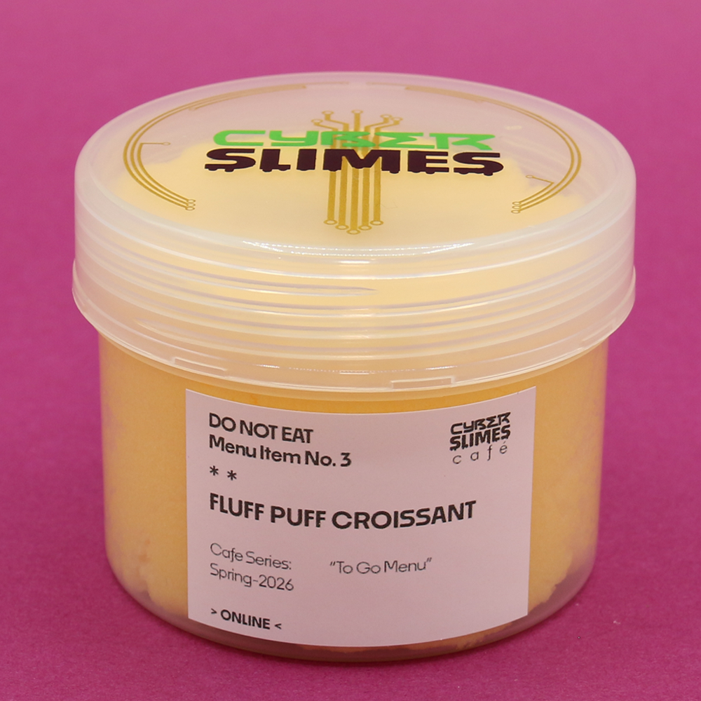Fluff Puff Croissant Slime