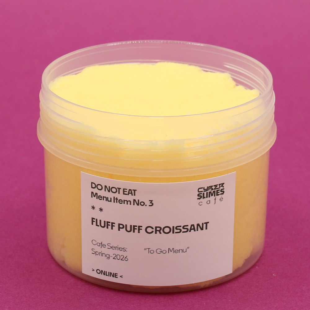 Fluff Puff Croissant Slime
