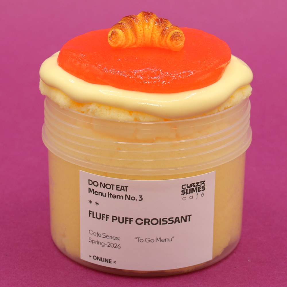 Fluff Puff Croissant Slime