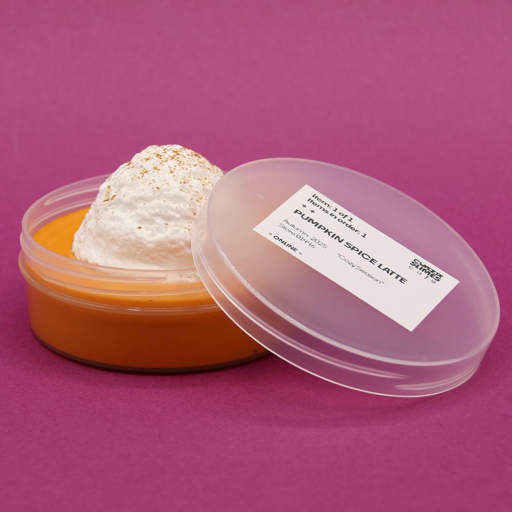 Pumpkin Spice Latte DIY Slime-Slime-Cyber Slimes-100ml Jar-Cyber Slimes