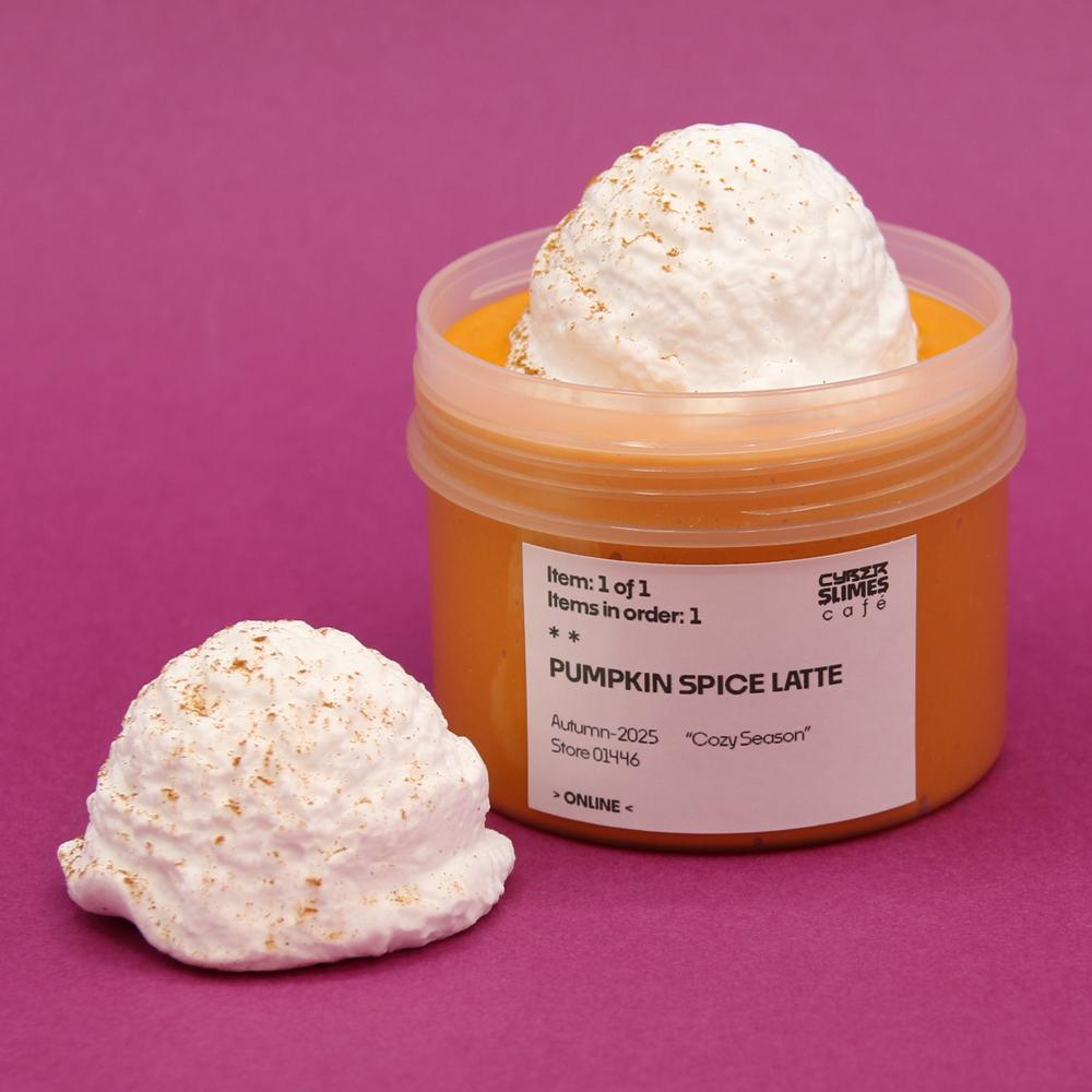 Pumpkin Spice Latte DIY Slime-Slime-Cyber Slimes-200ml Jar-Cyber Slimes
