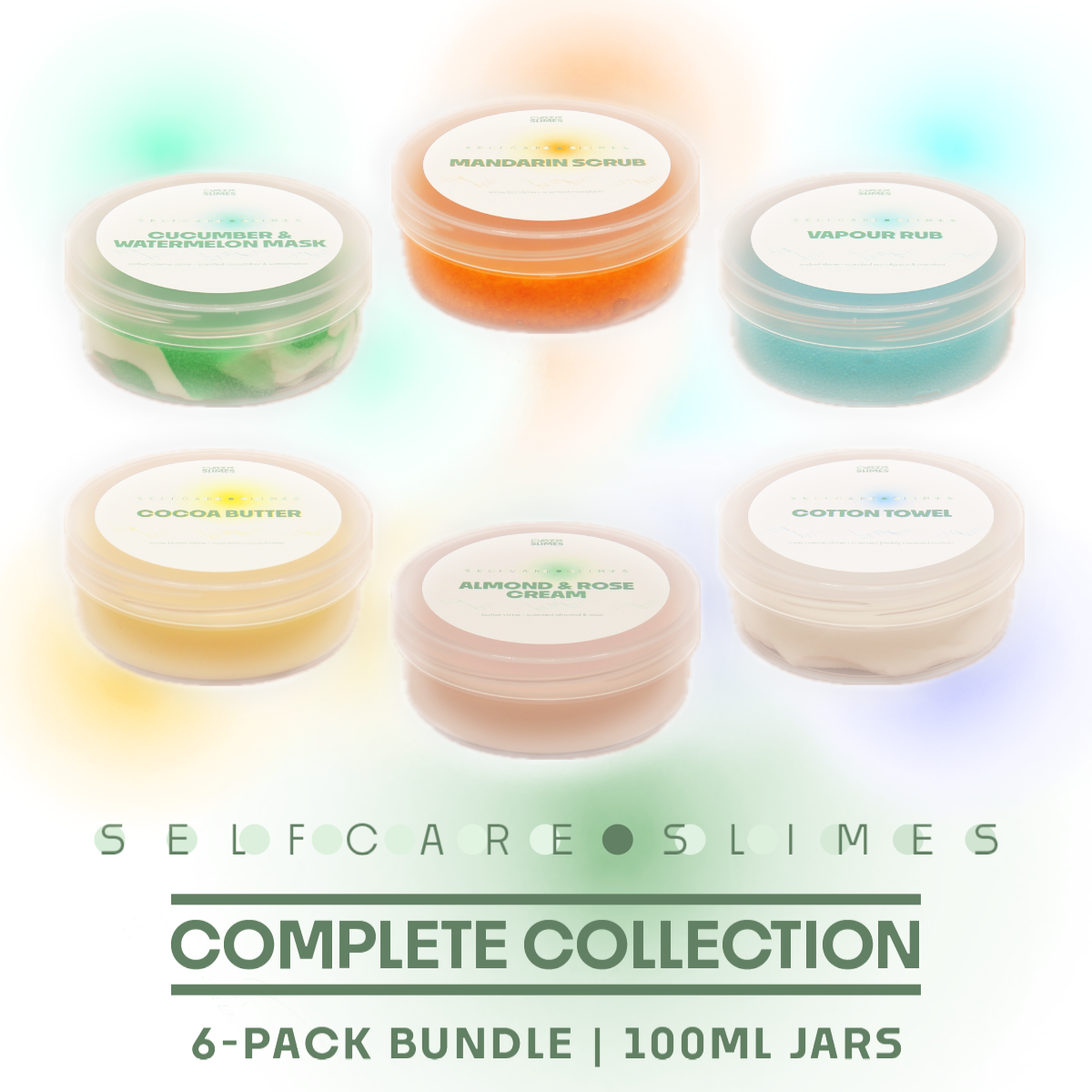 Self Care Slimes Complete Collection Bundle (100ml) | Cyber Slimes
