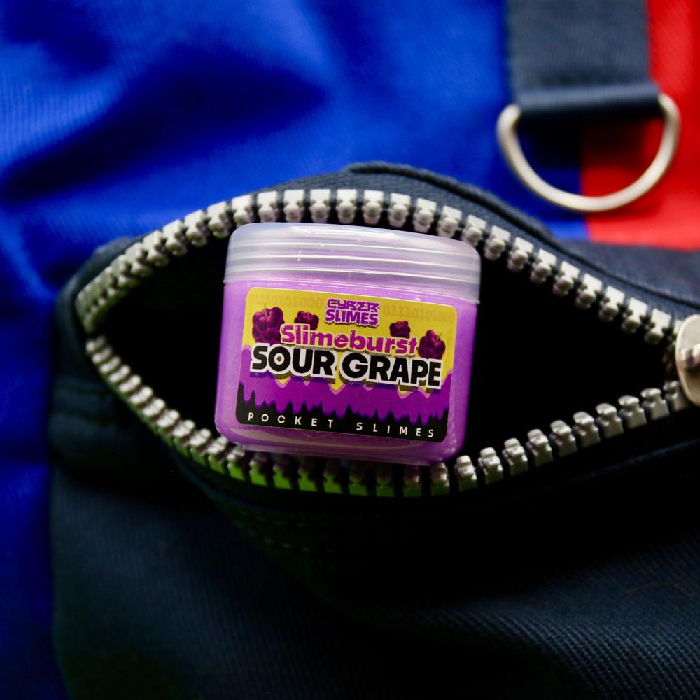 Slimeburst: Sour Grape Pocket Slime-Slime-Cyber Slimes-30ml Jar-Cyber Slimes